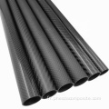 Tube en fibre de carbone creux mate creux 3k Twill 3K